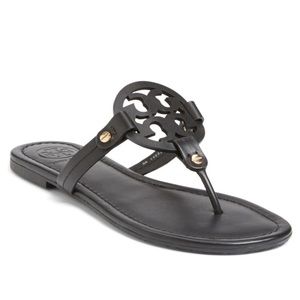 Tory Burch Miller Sandals - Black Size 9